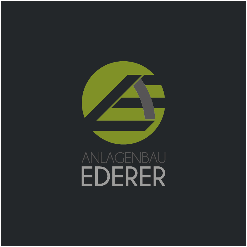 Anlagenbau Ederer Logo Design Grafik