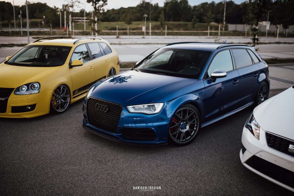 Audi A3 Blau Auto Fahrzeug Regensburg